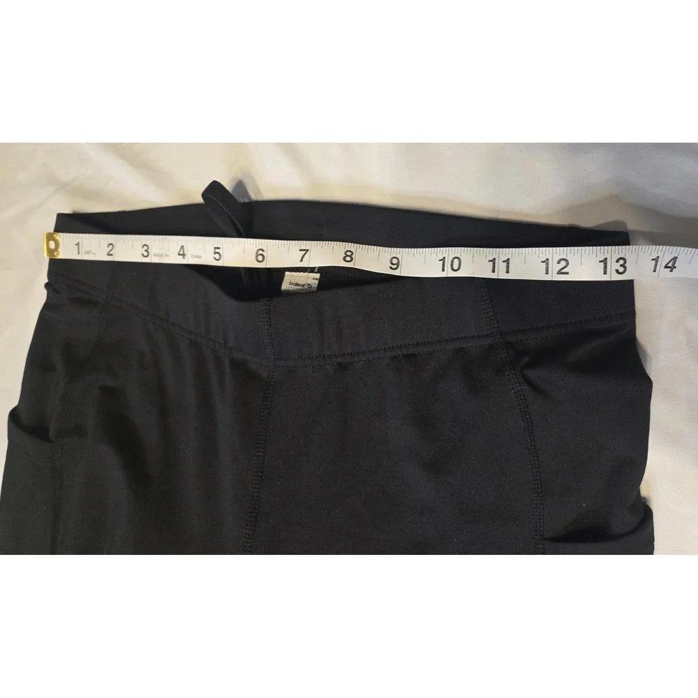 Baleaf‎ Padded Black Cycling Pants HighRise Performance Womens Med Water Resist